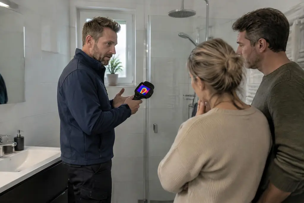 Lekdetectie Bunnik – specialist legt bevindingen uit aan bewoner